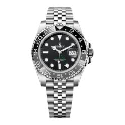 Rolex-GMT Master II -Bruce Wayne-40mm-Black Dial-Jubilee-Steel-126710GRNR-0003